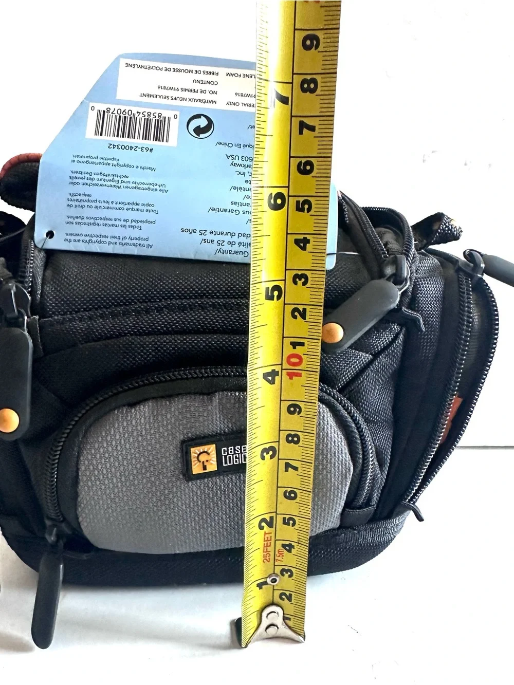 Case Logic Black Compact Camera Case with Orange Accent